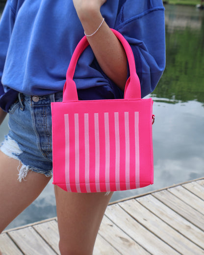 Cabana Stripe Mini Tote