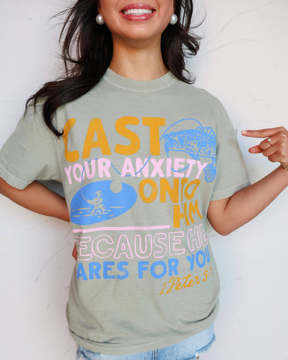 Cast Your Anxiety Tee