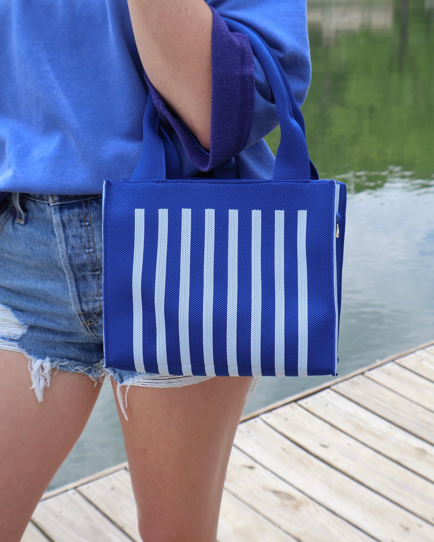 Cabana Stripe Mini Tote