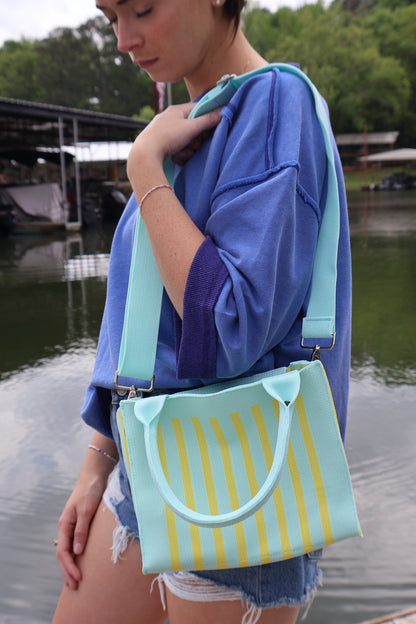 Cabana Stripe Mini Tote