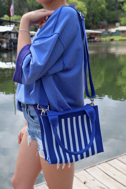 Cabana Stripe Mini Tote