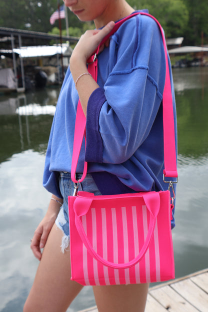 Cabana Stripe Mini Tote