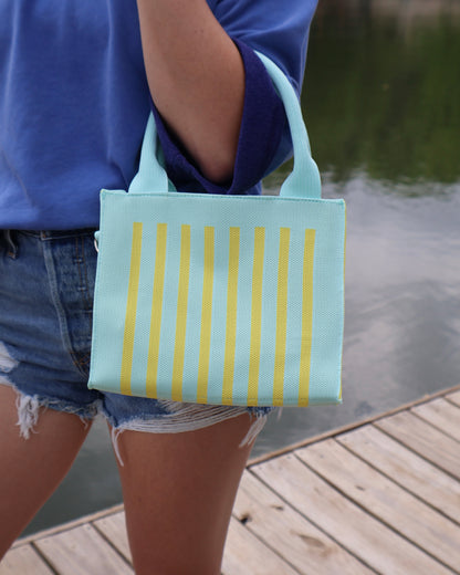 Cabana Stripe Mini Tote