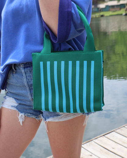 Cabana Stripe Mini Tote
